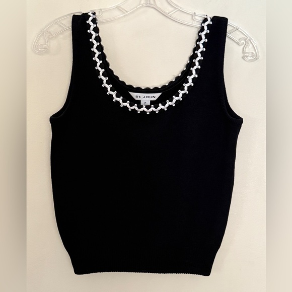 VTG St John Collection by Marie Gray Black 3pc Skirt Knit Suit Set - Picture 10 of 14